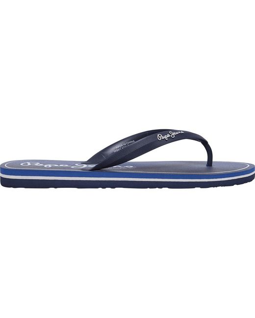 Whale Boat Flip Flops EU 44 di Pepe Jeans in Blue da Uomo