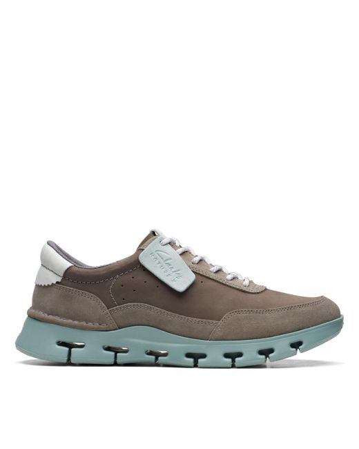 Clarks Gray Nature X One Lederschuhe in