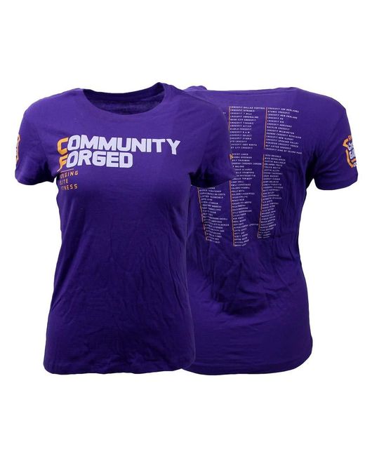 Reebok 2013 Crossfit Games Purple Community Forged Concert Tri-blend Perfect T-shirt M89534