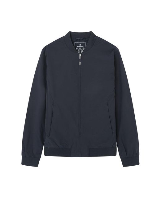 Chaqueta Bomber Básica técnica Springfield de hombre de color Blue