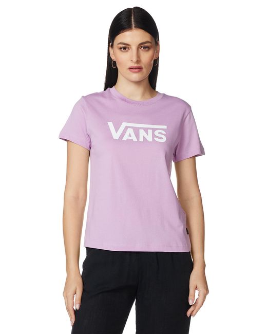 Goccia V SS Equipaggio b T-Shirt di Vans in Purple