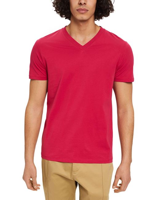 993ee2k305 T-Shirt Esprit pour homme en coloris Red