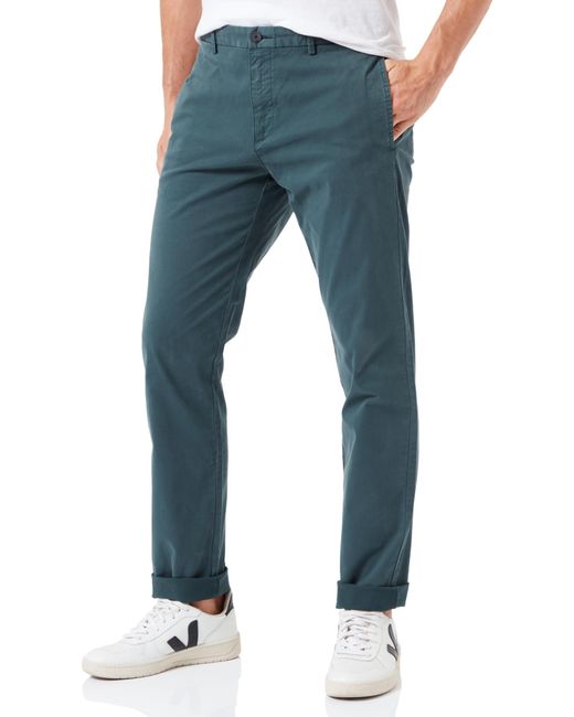 HUGO Blue David222d Flat Trousers for men