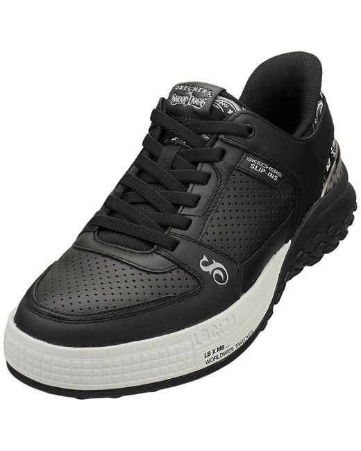 Skechers Black Sizzle Snoop Sizzle Toke Slip-ins Slip-on Sneakers for men