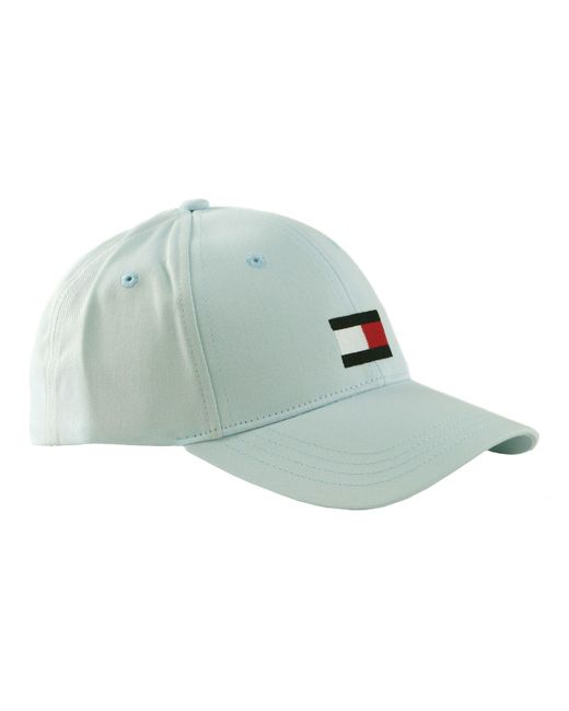 Tommy Hilfiger Big Flag Cap L/xl Shimmering Blue in het Green