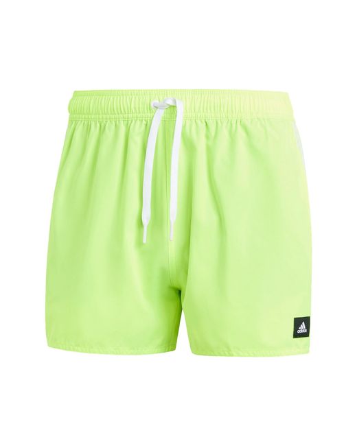 Adidas Green 3-stripes Clx Length Swim Shorts Trunks for men
