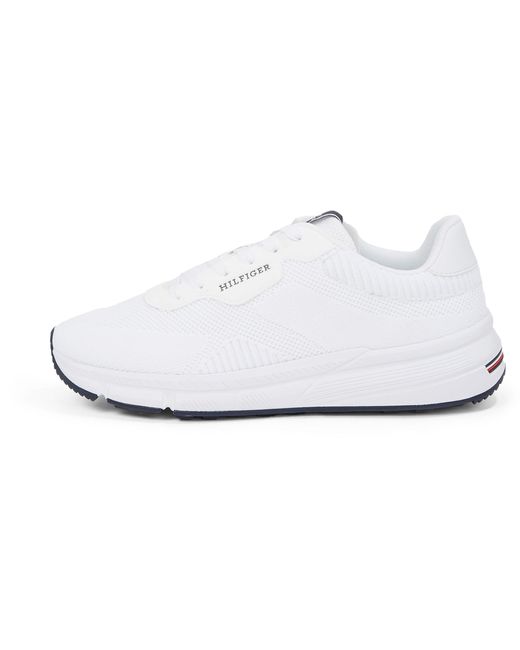 Tommy Hilfiger Low Profile Sneaker Lightweight Knit Sportlich in Black für Herren