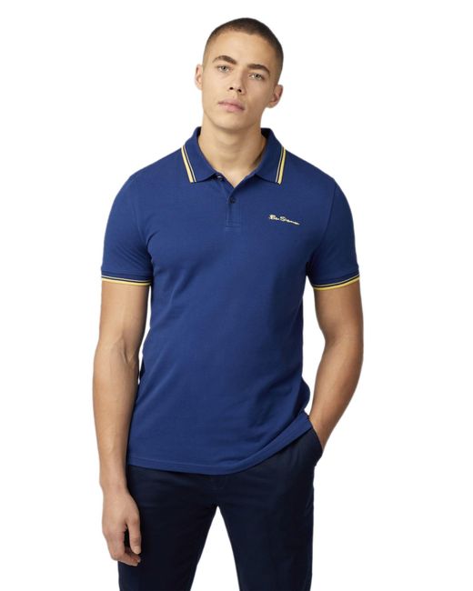 Ben Sherman Blue S Polo T-shirt 'signature Polo' for men