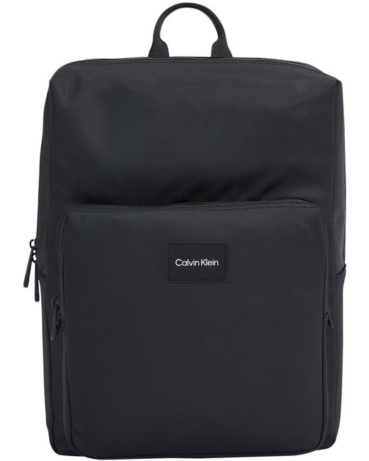 Calvin Klein Black Must T Squared Bp Backpacks for men