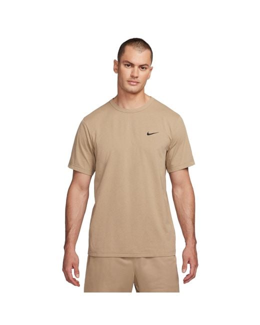 Nike Homme M NK DF UV HYVERSE SS Sweatshirt in Natural für Herren