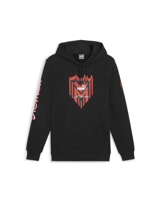 PUMA Ftblicons Hoodie Hooded Sweatshirt in Black for Men Lyst UK