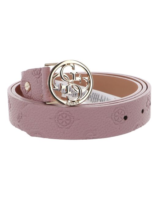 Guess Multicolor Izzy Adjustable Pant Belt W95 Apricot Rose