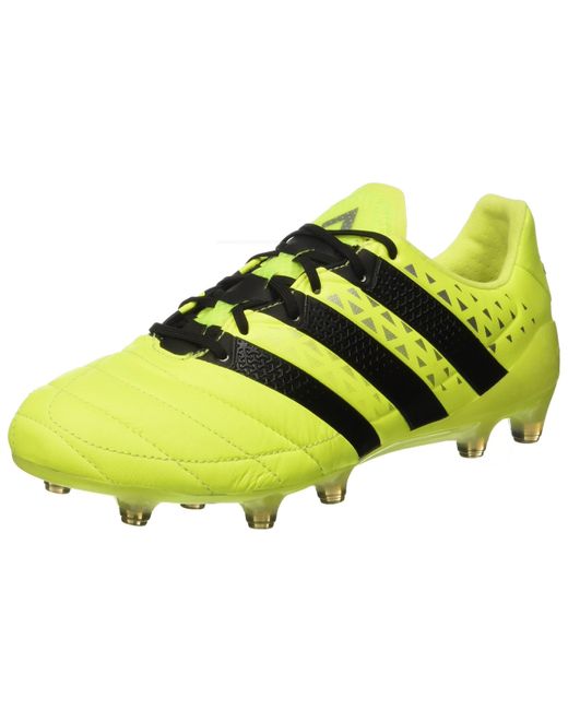 adidas Ace 16.1 Fg Leather in Yellow 