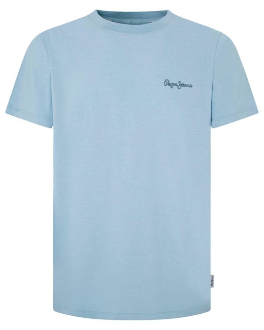 Pepe Jeans Single Cliford T-shirt in het Blue voor heren