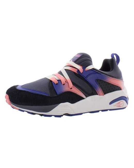 PUMA Blue S Blaze Of Glory Psychedelics Lifestyle Sneakers Shoes for men