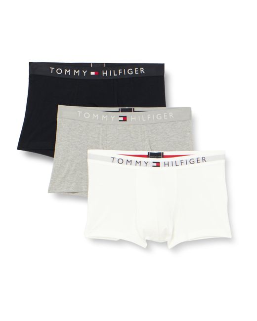 Tommy Hilfiger 3er Pack Boxershorts Trunks Unterwäsche in Multicolor für Herren