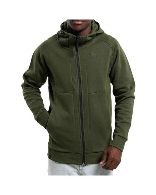 Khaki puma sweatshirt hotsell