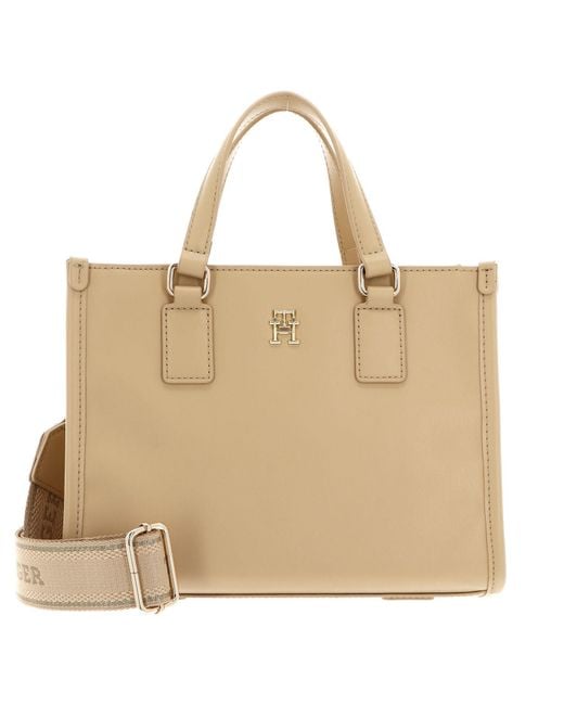 Tommy Hilfiger Natural Th Monotype Mini Tote
