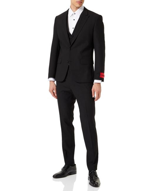 HUGO Henry/Getlin233V1X Suit in Black für Herren
