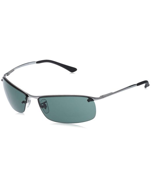 Gunmetal Green Classic G-15 63 millimetri RB3183 Occhiali da sole Rimless  di Ray-Ban in Grigio per Uomo - 33% di sconto | Lyst