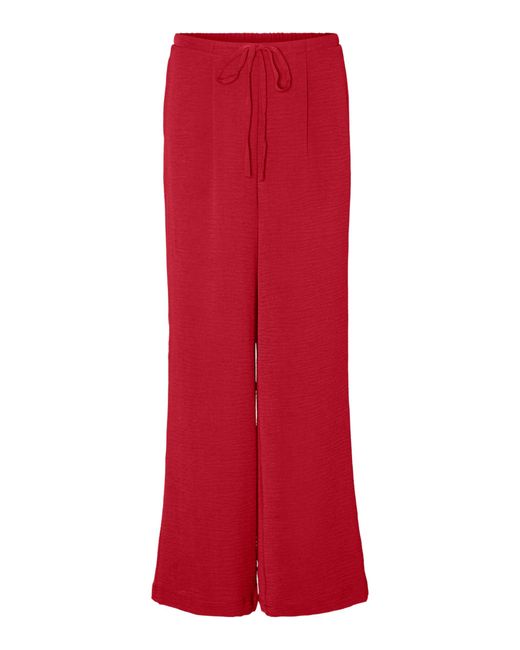 Vero Moda Red VMALVA H/W Wide Pant WVN GA