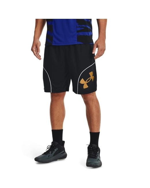 Black and gold on sale under armour shorts