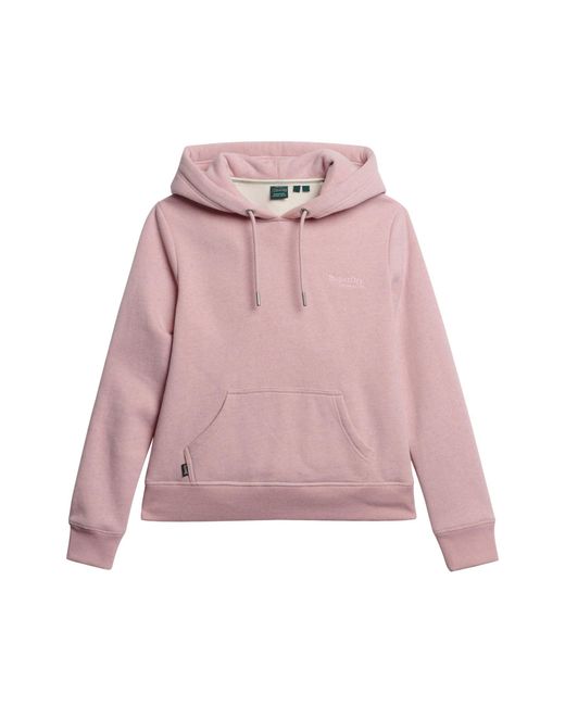 Sweat à Capuche Maillot de survêtement Superdry en coloris Pink