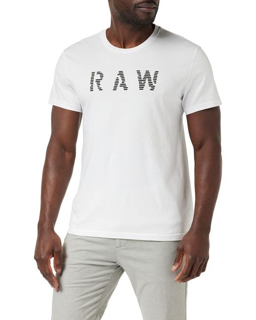 Raw Camiseta G-Star RAW hombre de color Blanco Lyst
