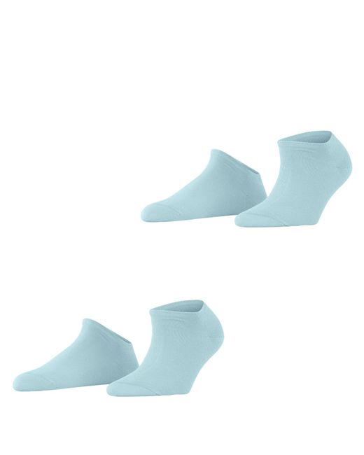 Esprit Blue 2-pack W Sn Cotton Short Plain 2 Pairs Sneaker Socks