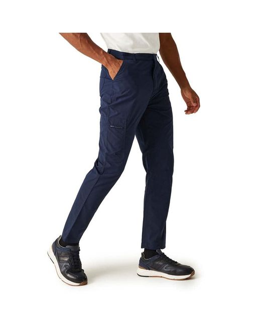 Pantaloni da Uomo Dalry Multi Pocket di Regatta in Blue da Uomo