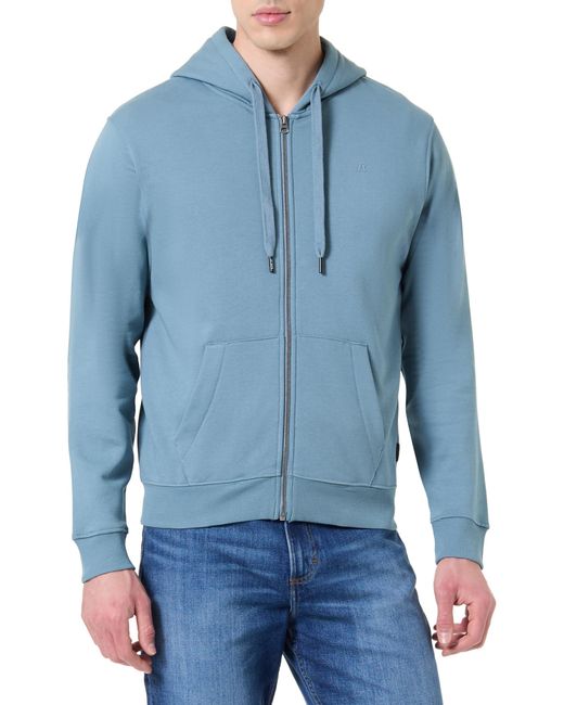 Replay Blue Hoodie mit Reißverschluss Sweatshirtjacke
