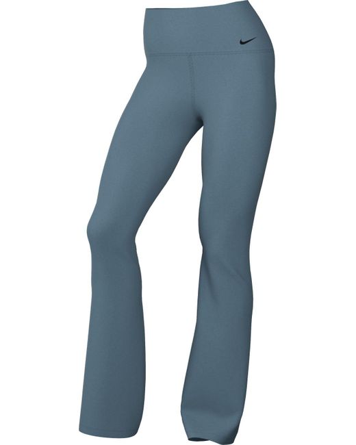 Nike Zenvy Fv7921 Leggings Met Hoge Tailleband En Uitlopende Pijpen Voor in het Blue