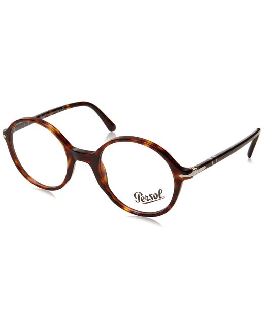 Persol Po3249v Round Prescription Eyeglass Frames in Black Lyst