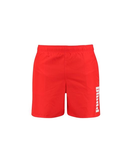 Maillot de Bain mi-Long pour PUMA pour homme en coloris Red