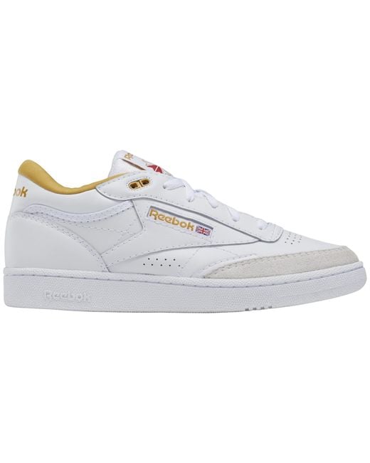 Reebok White Uni C Mid II Vintage Tennisschuhe