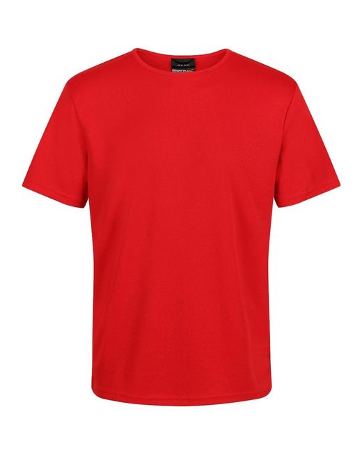 Regatta Professional S Pro Wicking Reflective T Shirt Classic Red for men