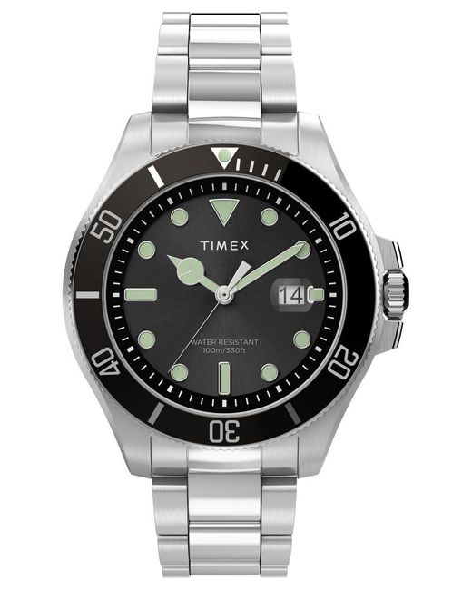 Timex TW2U41800 Armbanduhr in Metallic für Herren