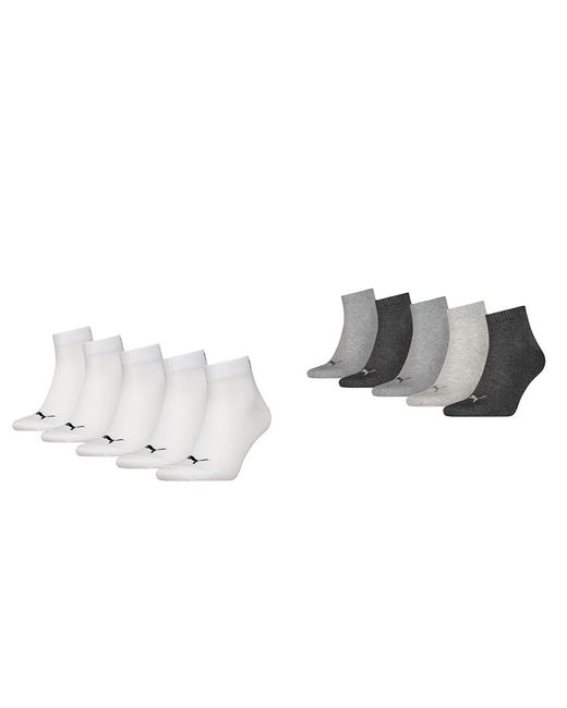 PUMA Metallic Socken Weiß 39-42 Socken Grau/grau 39-42 for men