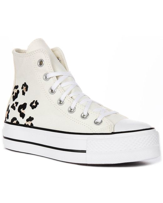 A14936C Ct As Lift High Coastal Dune Scarpe da ginnastica da donna di Converse in White
