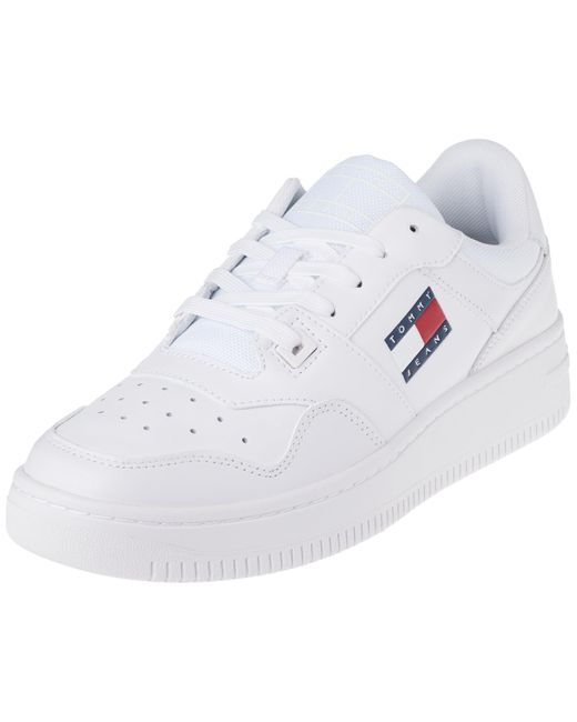 Tommy Hilfiger Cupsole Sneaker Retro Basket Schuhe in White für Herren