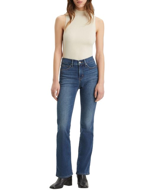 Levi's Blue 315 Shaping Boot Jeans