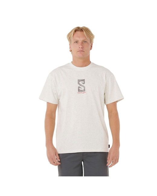 Search Gear Short Sleeve T-Shirt M di Rip Curl in White da Uomo