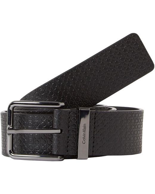 Calvin Klein Black Belt Warmth Plus Nano Mono 3.5 Cm Leather for men