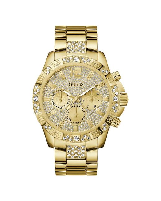 Orologio Multi-quadrante al Quarzo Uomo con Cinturino in Acciaio Inossidabile GW0796G2 di Guess in Metallic da Uomo