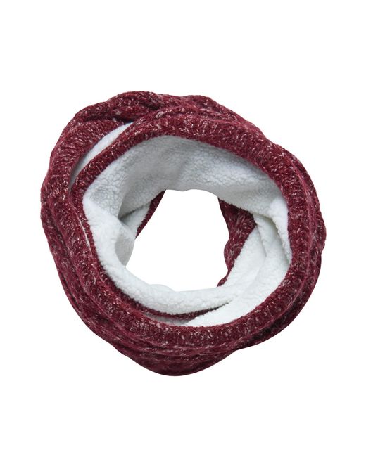 Superdry Pink S Tweed Cable Snood