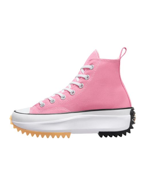 Converse Run Star Hike Hi Sneakers Voor in het Pink