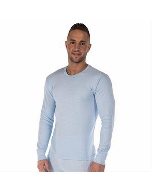 Regatta Blue Thermal Long Sleeve Vest for men