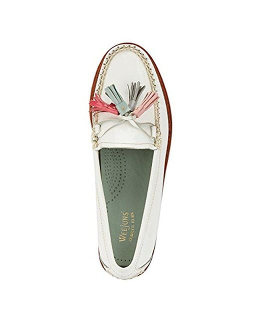 G.H. Bass & Co. White Willow Tassel Weejuns