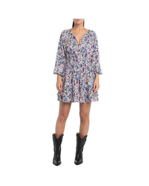 Abito da donna a maniche lunghe in viscosa di Replay in Blue