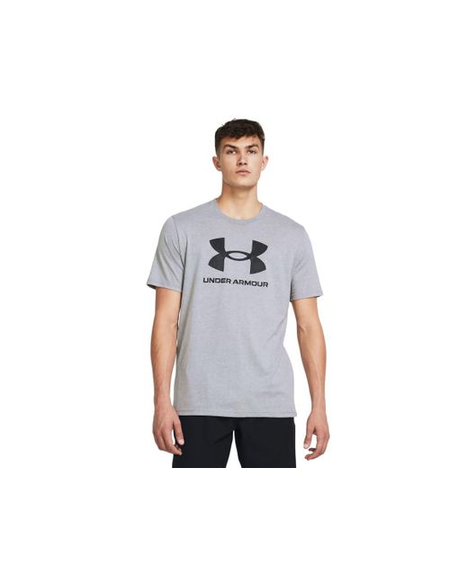 Under Armour Black Sportstyle Logo Short Sleeve T Shirt for men
